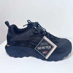 Merrell Men’s Moab Speed 2 GTX Waterproof Hiking Shoes – Black, Size 7 Wide